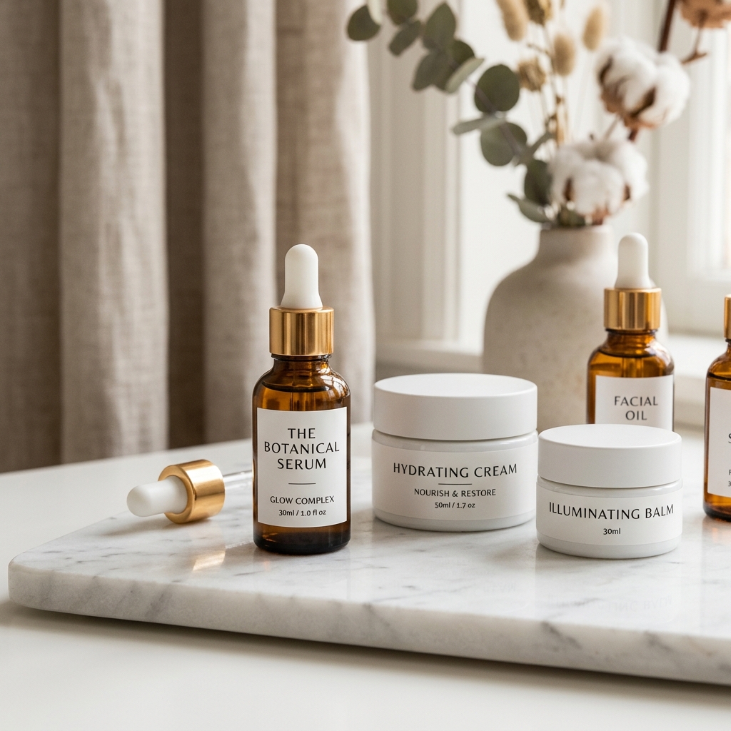 Luxury Cosmetics & Skincare Textures